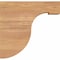 Ekena Millwork Del Monte Smooth Rafter Tail, Western Red Cedar, 3 1/2"W x 12"H x 12"L RFT04X12X12DEL00SWR - alternate 2